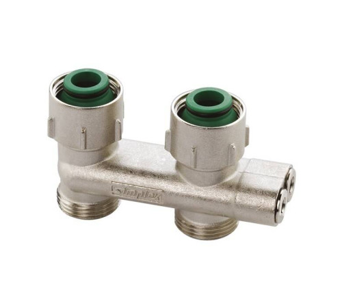 Узел подключения перекрестный Simplex D2/50 прямой 3/4 ВР х 3/4 НР SX 10078