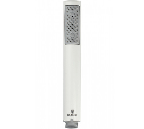 Душевой комплект Bossini Zen с лейкой держателем и шлангом белый матовый C12002C.045