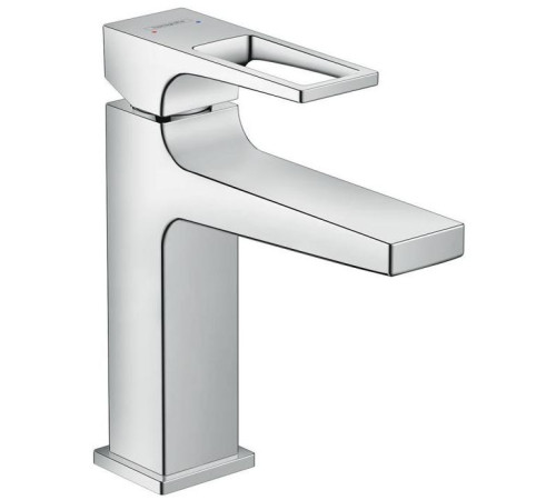 Смеситель для раковины hansgrohe Metropol 117 мм со сливным гарнитуром 74506000