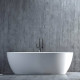 Ванна отдельностоящая Salini Alda 170х80х58 см S-Stone с сифоном и сливом-переливом 101922M
