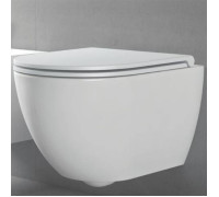 Унитаз подвесной Azzurra Comoda безободковый 51.5x36 см Bianco lucido CMVCSPE00000BI