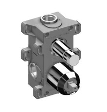 Универсальная монтажная коробка Gattoni GBOX для встраиваемого смесителя на 2 выхода SC0550000cr