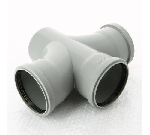 Тройник канализационный Ostendorf HT 110х90 мм 45° 115230