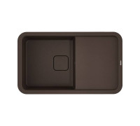 Кухонная мойка Omoikiri Tasogare 86-DC Artgranit 86x51 см темный шоколад 4993468