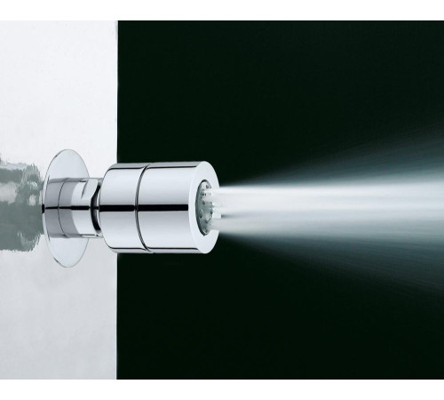 Форсунка боковая для душа Bossini Tondo Mas поворотная массажная Хром I00147.030