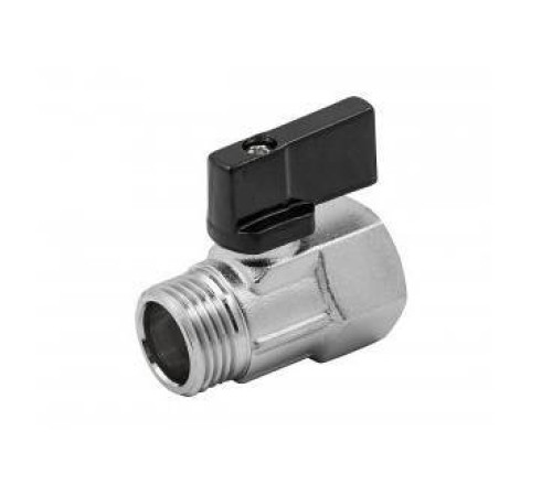 Кран шаровой ELSEN MINI полнопроходной прямой 1/4 НВ PN 40 ручка-бабочка EV93.1414