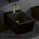 Биде подвесное Villeroy & Boch Memento 2.0 375x560 мм Ebony CeramicPlus 443300S5