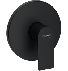 Смеситель для душа Hansgrohe Rebris E однорычажный скрытого монтажа черный матовый 72668670