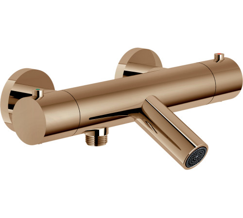 Смеситель термостатический для ванны Nobili Velis красное золото VE125010/1RCP