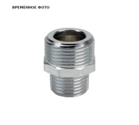 Ниппель укороченный Viega 1 x 3/4 НН бронза хромированная 448196