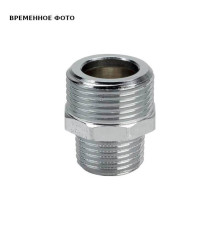 Ниппель укороченный Viega 1 x 3/4 НН бронза хромированная 448196