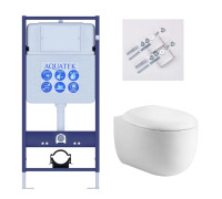 Комплект инсталляции 4 в 1 AQUATEK Альтаир (рама Standard INS-0000012, кнопка KDI-0000011, унитаз AQ1980-00) cm-011