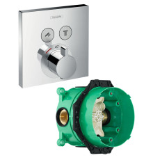 Комплект термостатического смесителя для душа Hansgrohe ShowerSelect 15763000/01800180 15763000S