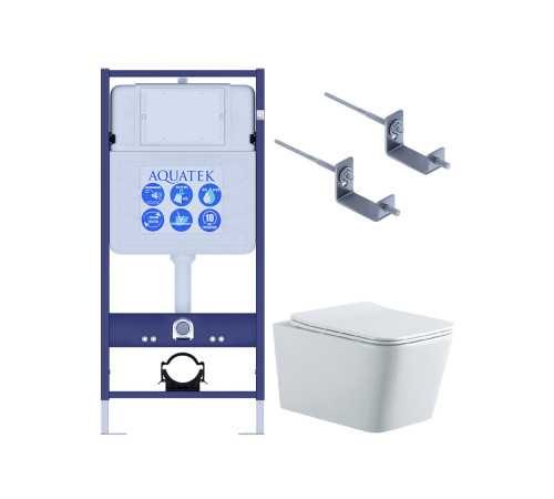 Комплект инсталляция с унитазом Aquatek Либра New (INS-0000012, KKI-0000002, AQ0530N-00) ЛИБРА N KKI2