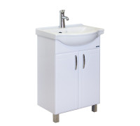 Тумба напольная Sanita Luxe Идеал 520х820х330 мм белая IDLSACW56013F1