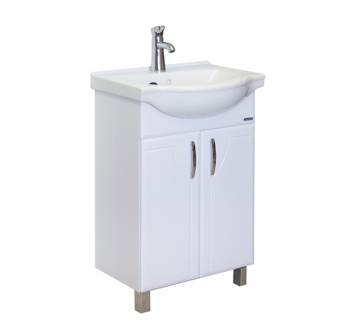 Тумба напольная Sanita Luxe Идеал 520х820х330 мм белая IDLSACW56013F1