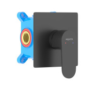 Смеситель для душа Aquanet Oberon скрытого монтажа 1 режим матовый черный AQ1266MB