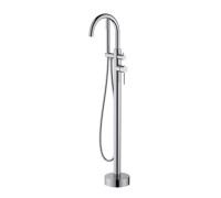 Смеситель для ванны напольный Aquanet Европа хром AQ1345CR
