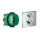 Комплект термостатического смесителя для душа Hansgrohe Ecostat Square 15714000/01800180 15714000S