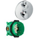 Комплект термостатического смесителя для душа Hansgrohe Ecostat S 15758000/01800180 15758000S
