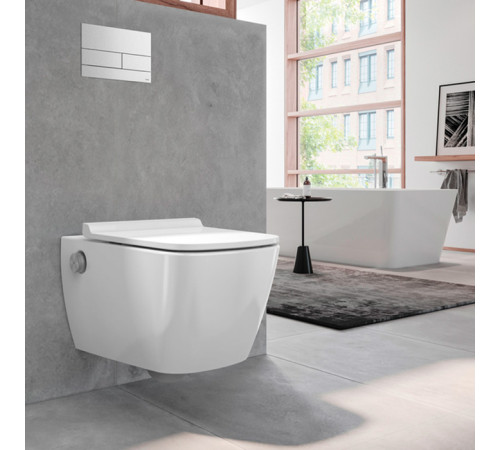 Унитаз-биде подвесной TECE TECEneo 54х36 см безободковый смыв Tornado сиденье slim 9700213