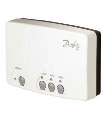 Приемник сигнала беспроводных термостатов Danfoss RX-3 3 канала 087N7478