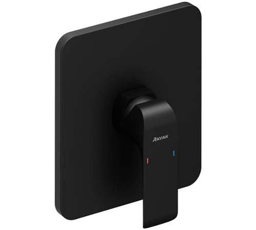 Смеситель скрытого монтажа Ravak Flat FL 066.20 черный X070180