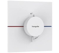 Термостат hansgrohe ShowerSelect Comfort E для 1 потребителя внешняя часть матовый белый 15574700