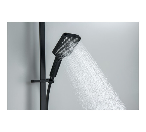 Душевой гарнитур Aquanet Либра 3jet 68 см матовый черный AQ2019MB