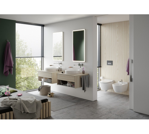 Унитаз подвесной Serel Smart SM25SL с тонким сиденьем микролифт SM25SL