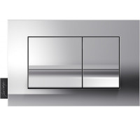 Панель смыва Jacob Delafon геометрический дизайн глянцевый хром E20858-CP