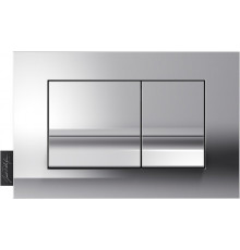 Панель смыва Jacob Delafon геометрический дизайн глянцевый хром E20858-CP