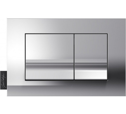 Панель смыва Jacob Delafon геометрический дизайн глянцевый хром E20858-CP