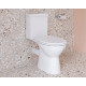 Унитаз напольный безободковый VitrA S10 Open-Back с сиденьем микролифт 9822B003-7204