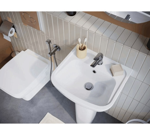 Умывальник Santek Лонги 55 см 1 отверстие 1.WH50.1.755