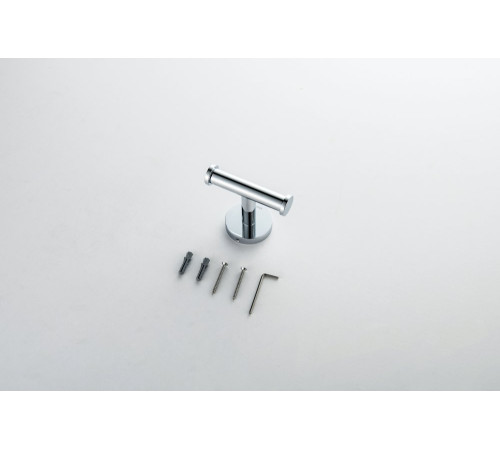 Крючок двойной Aquanet Оберон хром AQ4202CR