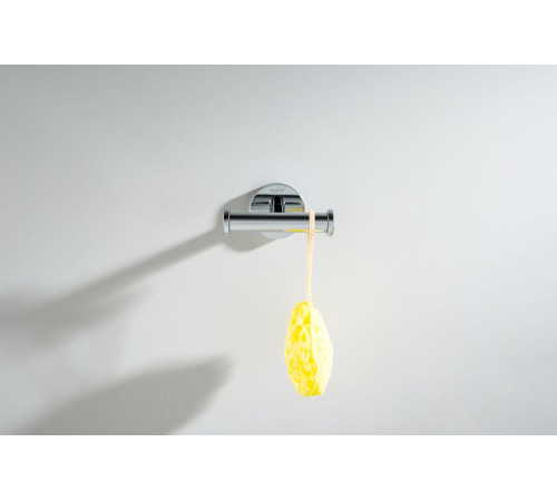 Крючок двойной Aquanet Оберон хром AQ4202CR