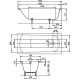 Ванна стальная KALDEWEI Saniform Plus Мод. 372-1 160х75 см с покрытием Easy-Clean 112500013001