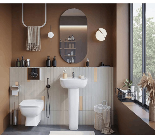 Умывальник Santek Лонги 45 см 1 отверстие 1.WH50.1.753