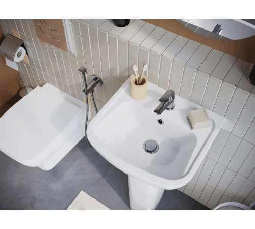 Умывальник Santek Лонги 45 см 1 отверстие 1.WH50.1.753