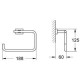 Кольцо для полотенца GROHE Essentials Cube хром 40510001