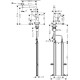 Смеситель для кухни Hansgrohe Talis M54 270 с вытяжным душем sBox 72809000
