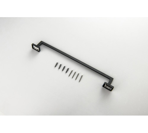 Полотенцедержатель Aquatek Libra 450 мм матовый черный AQ4320MB