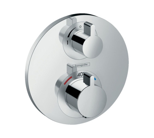 Комплект термостатического смесителя для душа Hansgrohe Ecostat S 15758000/01800180 15758000S
