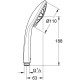 Ручной душ GROHE Euphoria Massage 110 III 3 режима хром 27221000