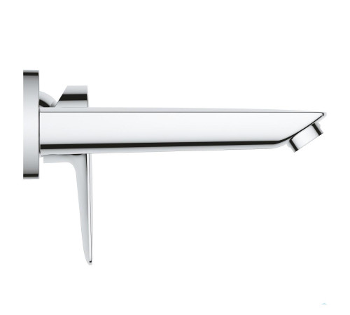 Смеситель для раковины Grohe BauEdge на 2 отверстия настенный хром 20474001