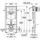 Система инсталляции для подвесного унитаза GROHE Rapid SL 4 в 1 с панелью смыва Nova Cosmopolitan 38813001