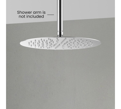 Верхний душ Aquanet AQ2075CR круглый 300х2 мм хром AQ2075CR