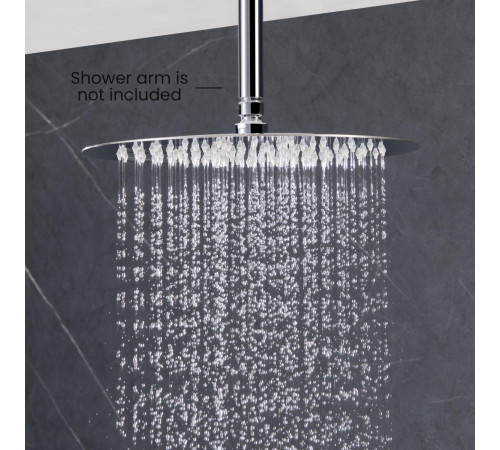 Верхний душ Aquanet AQ2075CR круглый 300х2 мм хром AQ2075CR