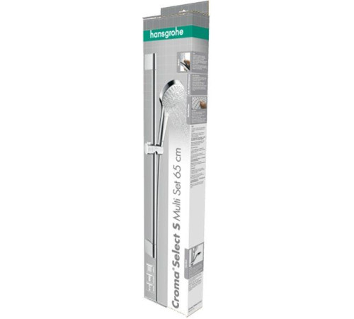 Душевой гарнитур Hansgrohe Croma Select S Multi 65 см белый/хром 26560400